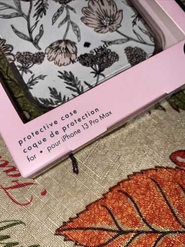 Kate Spade New York Protective Case iPhone 13 ProMax Floral&Gold Rhinestone 6.7