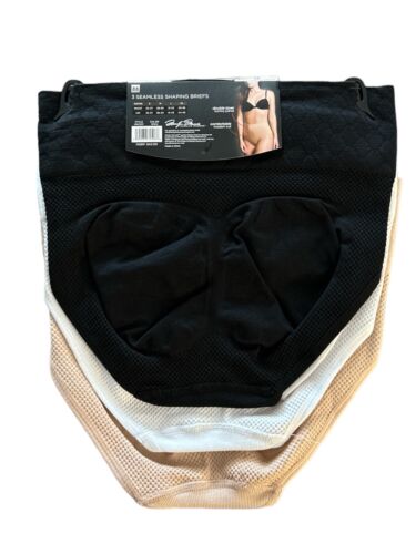 Marilyn Monroe 3 Pk BRIEFS SEAMLESS SHAPER~MULTICOLOR~ MM7217~ALL SIZES~GREAT!