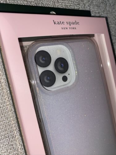 Kate Spade Phone Case For iPhone 13 PRO MAX IRIDESCENT White Stunning!!!!!