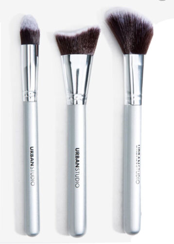 CALA~3 Set Women Makeup Brushes ~Flawless Look Studio~Artisan Contour~MAKEOVER!