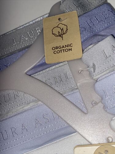 LAURA ASHLEY~5 Pack FIT PANTIES~MULTICOLOR~# LS3615~ORGANIC COTTON~ALL SIZES!