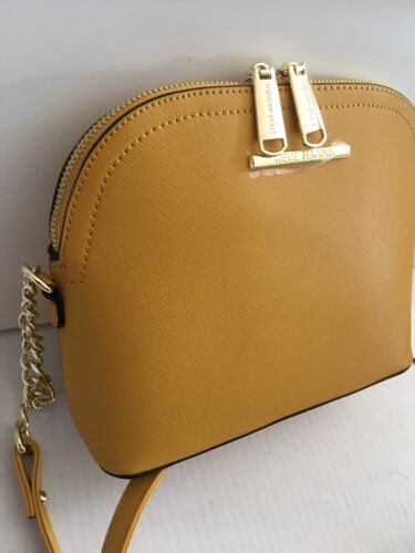 STEVE MADDEN Women’s Handbag ~B Maggie Mustard Dome Crossbody NWT~ RARE FIND!