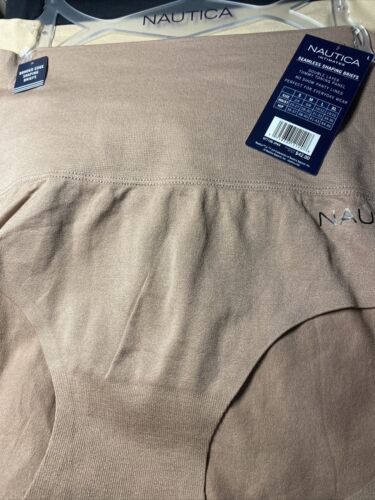 NAUTICA INTIMATES NT7106 3PKD MF SEAMLESS SHAPING BRIEF PANTIES GREAT FIT!NEW~ L