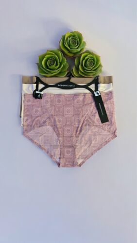 BCBGMaxAzria~3 Pack Women's XL ~ No Show Bonded Lasercut Panties~Multicolor~NWT