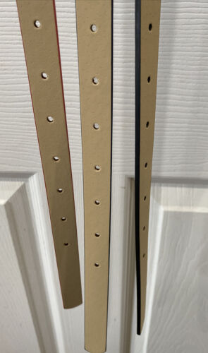Steve Madden Women's 3 For 1 Belts Skinny Black Navy Red 3 For The Price Of One