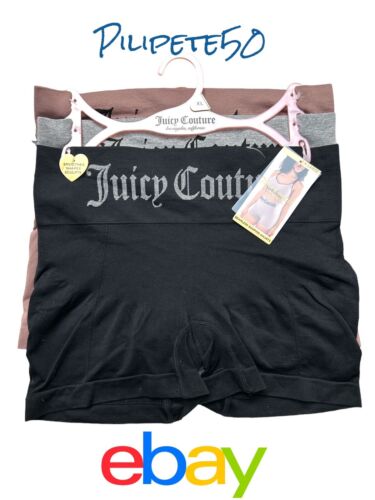 JUICY COUTURE Shaping Seamless Slip Shorts Size XL 3 Pack Style JC4078￼￼ UNIQUE