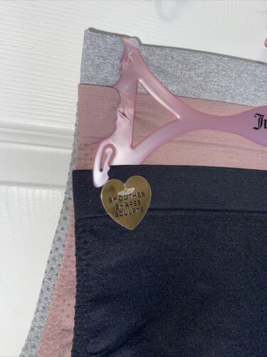 JUICY COUTURE~3 Pk  WOMEN’S SEAMLESS SHAPING SHORTS~MULTICOLOR~ JC7051~ALL SIZES