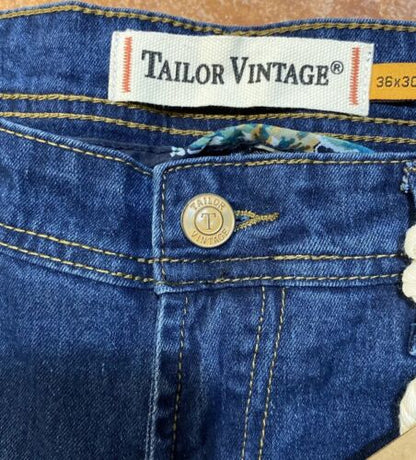 TAILOR VINTAGE JEANS “NAVAL“ CANAAN SLIM STRETCH FIT ABSOLUTE COMFORT MSRP $88
