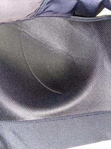 LAYER 8 MAX. SUPPORT SIZE 1X SPORT BRA FITTED METEORITE. BLACK LWB0097X MSRP $42