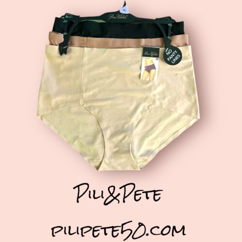 PRIMA VALENTINA 3 Pack PANTIES BRIEFS HI-CUT~77309~MULTICOLOR~SEAMLESS MF~XL