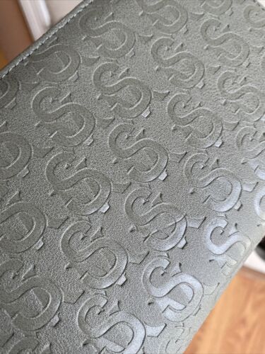 STEVE MADDEN WALLET WRISTLET SAGE STAMPED LOGO SM Zip Around STYLE!!!!