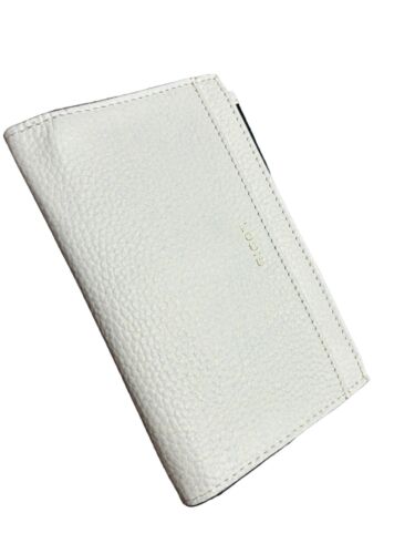 LODIS Coin Purse Bifold Card Wallet Yvory  Genuine Leather-ABSOLUTELY BEAUTIFUL!