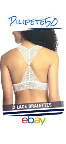 NÁUTICA 2PACK INTIMATES LACE COMFORT BRAS SIZE MEDIUM RETAIL $48 BEAUTIFUL NEW