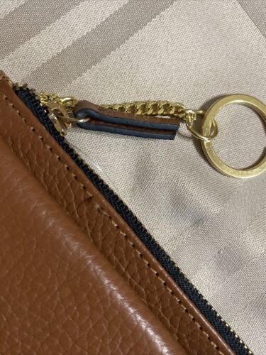 LODIS Coin Purse  Wallet Brown Cognac Genuine Leather - ABSOLUTELY BEAUTIFUL!!!