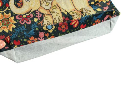 Elephant Tapestry Style~Women Tote Double Handle Large Bag~Multicolor Design~NEW