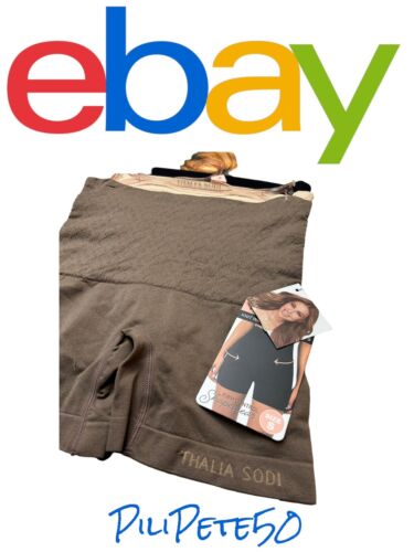 Thalia Sodi Knit Waist Shaping Shorts~Firm Control Shapewear~SMALL~3 Pk~Style ❤