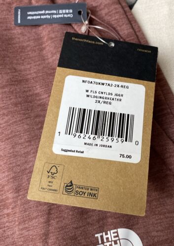 The North Face Joggers Pants Wild Ginger Heather Women’s Size 2X MSRP $75