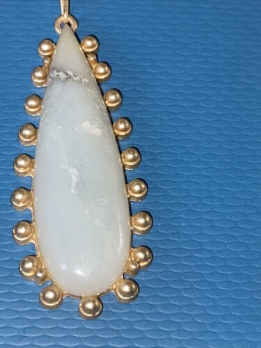 DARBIE ANGELL ~Earrings ~ Quartz~ Gold ~Tone Fashion Designer NIB ~ UNIQUE