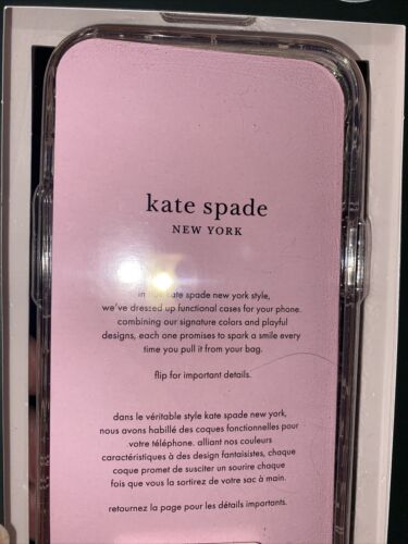 Kate Spade New York Protective Hard-shell Case iPhone 13 PRO Floral Pink