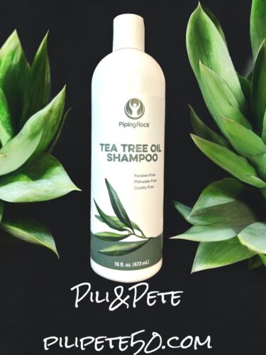 Tea Tree Oil Shampoo~All Natural 16 fl oz~Paraben Free~ Non-GMO~ by Piping Rock