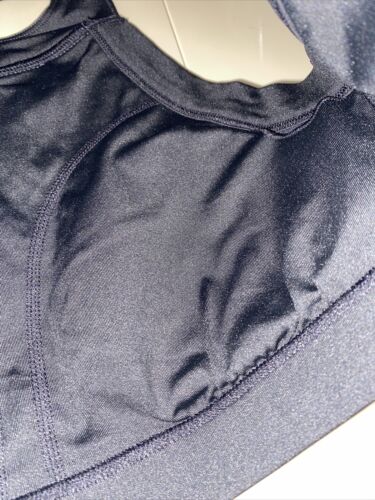 DKNY Donna Karan Printed Fitness Geometrical Design Sports Bra LARGE MSRP $48