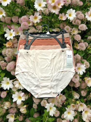 Marilyn Monroe 5pc MM3731- No Show Mid-Rise Panties~L~Multicolor $48-PERFECT
