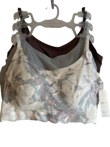 Danskin Intimates Invisible Support  BRAS,~Multicolor ~ 3-set ~ Size : L~DS3795