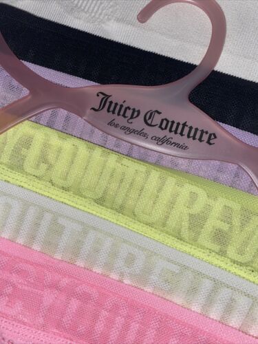 JUICY COUTURE Women’s Intimates Lace Cheeky Underwear Panties Size L 5 Pcs CUTE!