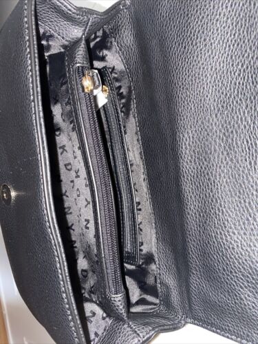 DKNY Women CLEO MEDIUM SHOULDER FLAP BAG CROSSBODY PURSE BLACK  $228  REAR FIND!
