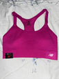 New Balance Medium Impact Sports Bra Style #112009 PEONY Size XL-  REAR FIND!