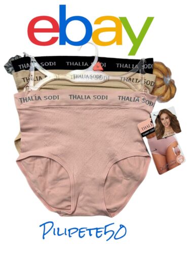 Thalia Sodi Shaping Tummy Control Rear Lift Briefs~3 Pair~Style ❤Size Medium