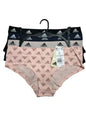 Adidas Women's 3-PK Cotton Boyshort Underwear  4A1H32 (Size L) NWT MSRP $36