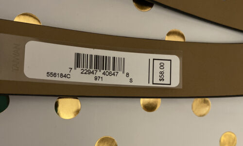 MICHAEL KORS BELT LEOPARD PATTERN GOLD MK LOGO BUCKLE "SO NICE"!!!
