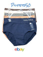 NÁUTICA ~ Women's High Waist NT3538 Underwear Panties Blend Material 5-Pair ~L