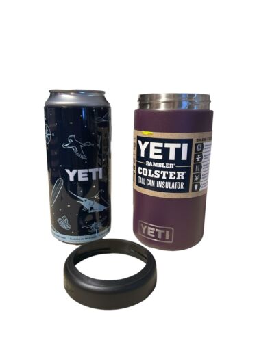 Yeti Rambler 16oz Colster Tall Can Insulator-Alpine-Black--Nordic Purple -ETC