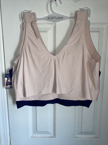 NÁUTICA 2PACK INTIMATES LOUNGE SIZE 3XL BRAS LASER CUT -NT2081 BEAUTIFUL!