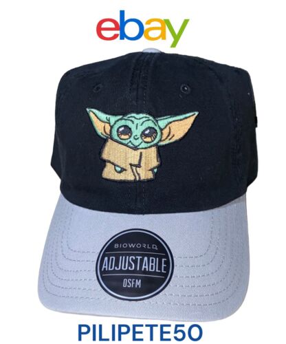 Mandalorian The Baby Yoda Cap Adjustable Star Wars Bioworld One Size Fits All