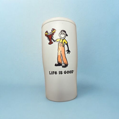 Life is Good 4-in-1 Can Cooler Multicolored~Fits All Slim/Regular Cans Cold 12 H