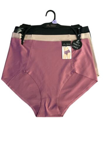 PRIMA VALENTINA 3 Pack PANTIES BRIEFS HI-CUT~77309~MULTICOLOR~SEAMLESS MF~MEDIUM