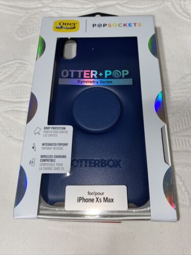 OtterBox Otter + Pop Symmetry Case For iPhone XS Max Blue New