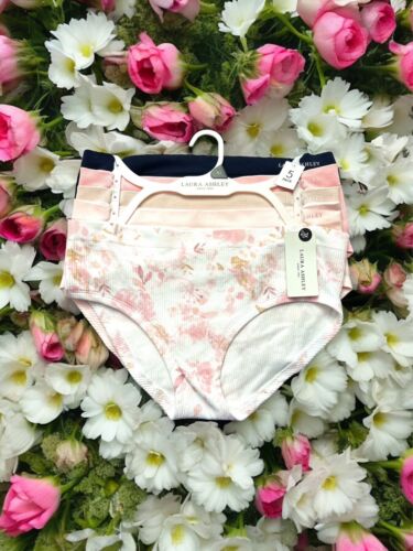 LAURA ASHLEY~5 Pack FIT PANTIES HIPSTERS ~MULTICOLOR~# LS6800~ Size XL~GREAT FIT