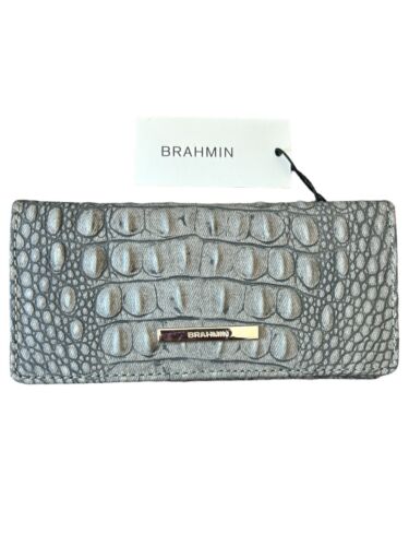 Brahmin Ady Tetra Collection Fairest Grey Veronica Wallet~Shades Of Grey~UNQUE!!