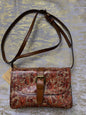 PATRICIA NASH Torri Boho India Elephant LEATHER Crossbody WALLET Clutch Purse