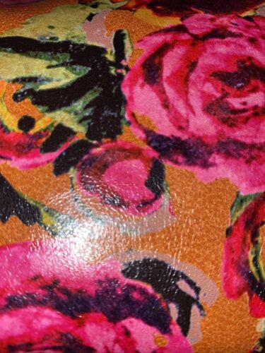 Patricia Nash Summer RosesHand-Bag Wristlet Savena 100% Authentic Leather CUTE!