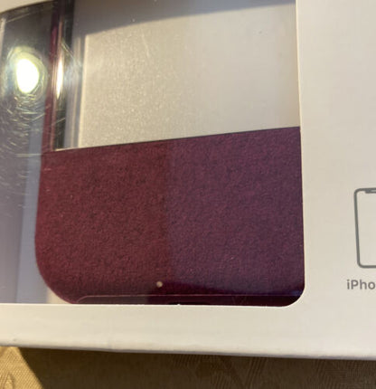 OTTER BOX Statement Series Case for iPhone XR Magenta Felt MSRP $39.95