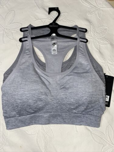 90 Degree By Reflex High Performance Full Support Sport  Bra Set-Two XL MSRP$58