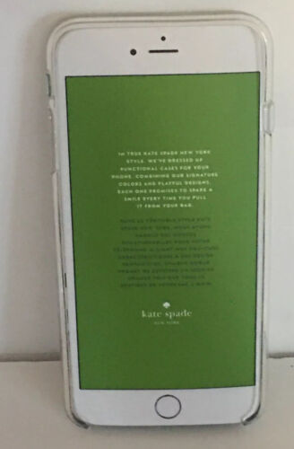 Kate Spade Phone Case 4 iPhone 8/7/6/6s Plus Clear Mixed Color Metallic Dots