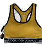 New Balance Medium Impact Sports Bra Style # 1153  SUNFLOWER/ Black MEDIUM NEW