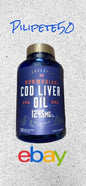 Cod Liver Oil Softgels | 1245mg | 300 Count | Norwegian | Non GMO, Gluten Free
