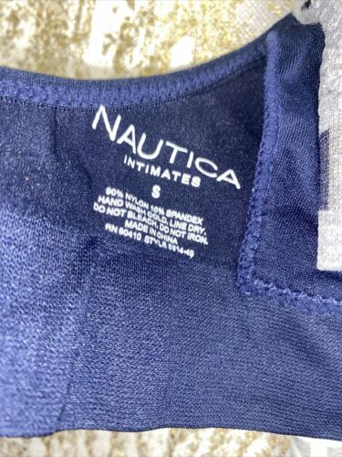 NÁUTICA Comfort  STYLE-NT5314 Sport Bra Small -3 Bras White, Gray, Blue MSRP $54
